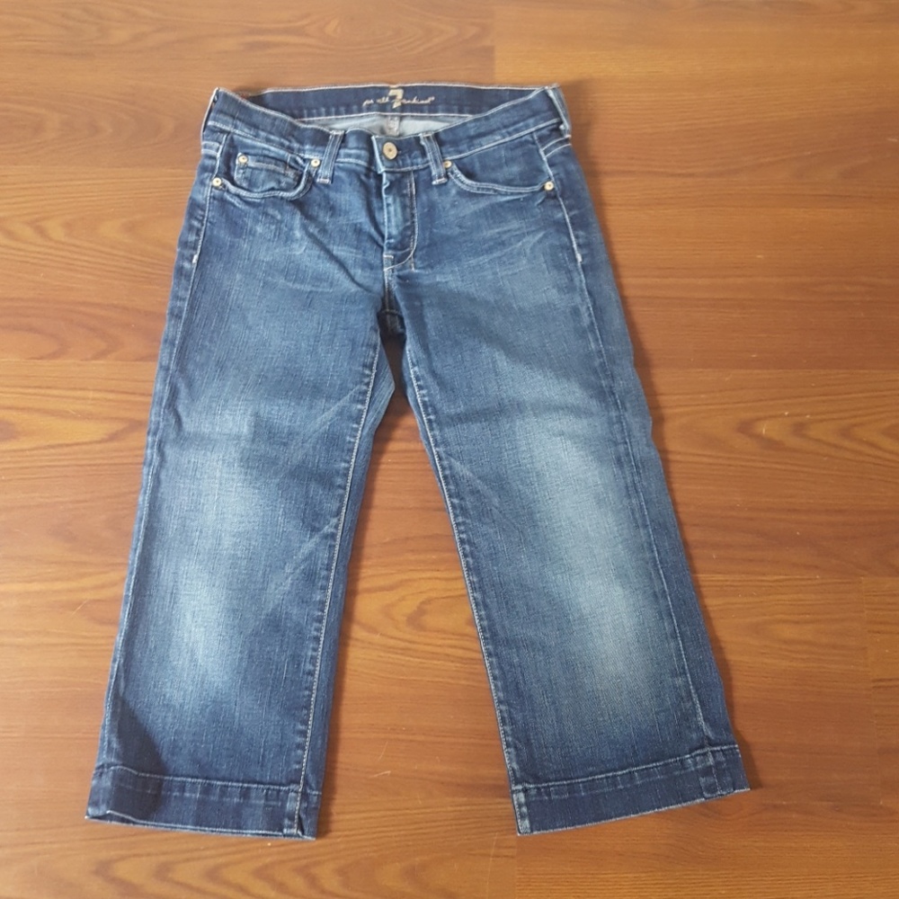 7 For All Mankind Dojo Capri Crop